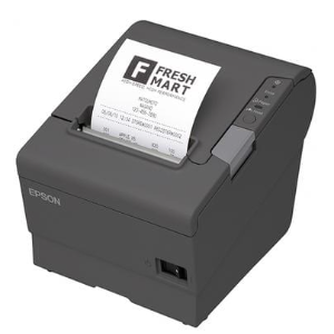 Epson POS TM-T88V USB + Serial Thermal Receipt Printer, Dark Grey